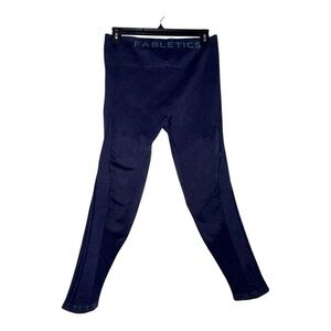 FABLETICS Sync Seamless High-Waisted 7/8 Legging - Navy Blue Women’s Large